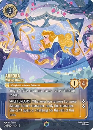 Aurora - Waking Beauty (Enchanted) (205/204) [Archazia's Island] | Grognard Games