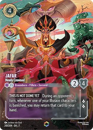 Jafar - Newly Crowned (Enchanted) (210/204) [Archazia's Island] | Grognard Games