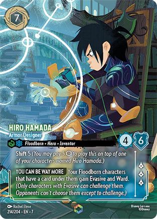 Hiro Hamada - Armor Designer (Enchanted) (214/204) [Archazia's Island] | Grognard Games