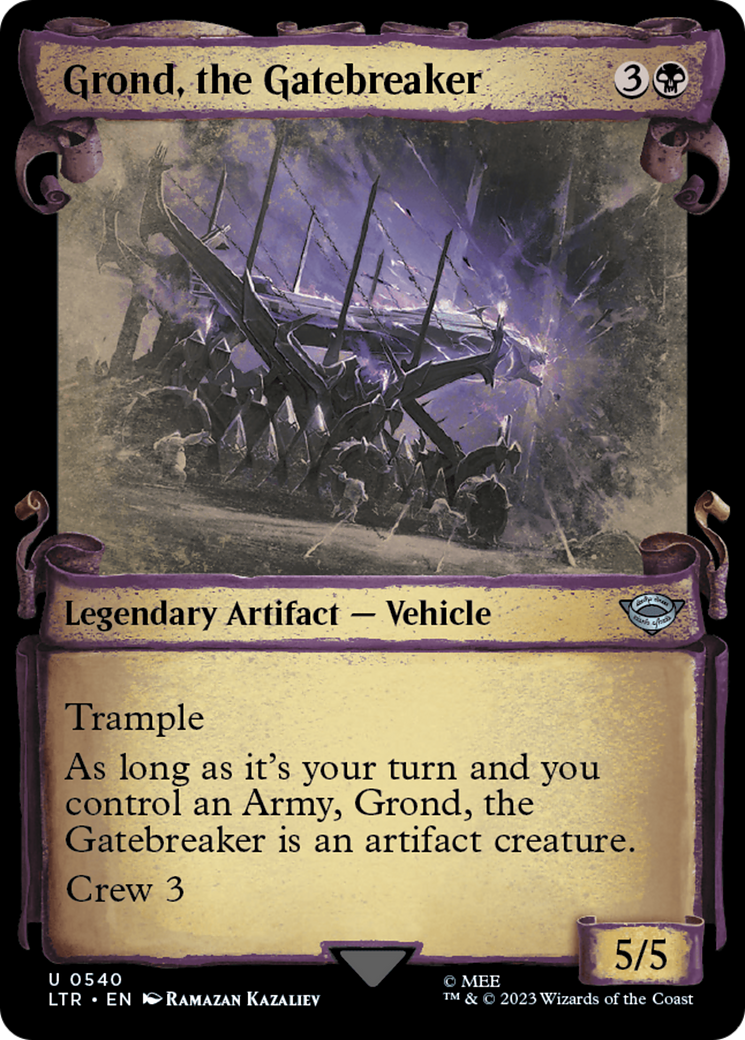Grond, the Gatebreaker [The Lord of the Rings: Tales of Middle-Earth Showcase Scrolls] | Grognard Games