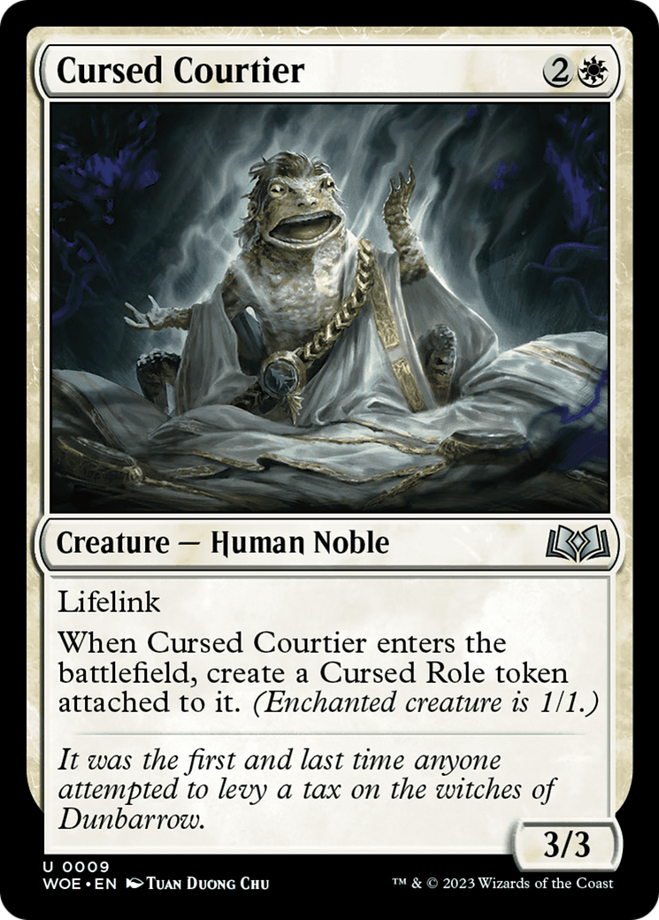 Cursed Courtier [Wilds of Eldraine] | Grognard Games