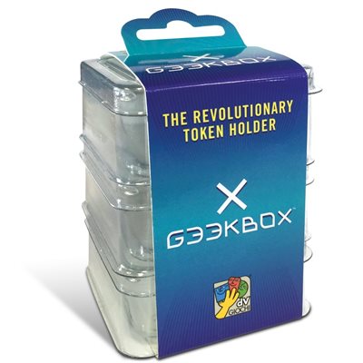 GEEKBOX CLEAR PLASTIC TOKEN STORAGE REGULAR (3PK) | Grognard Games
