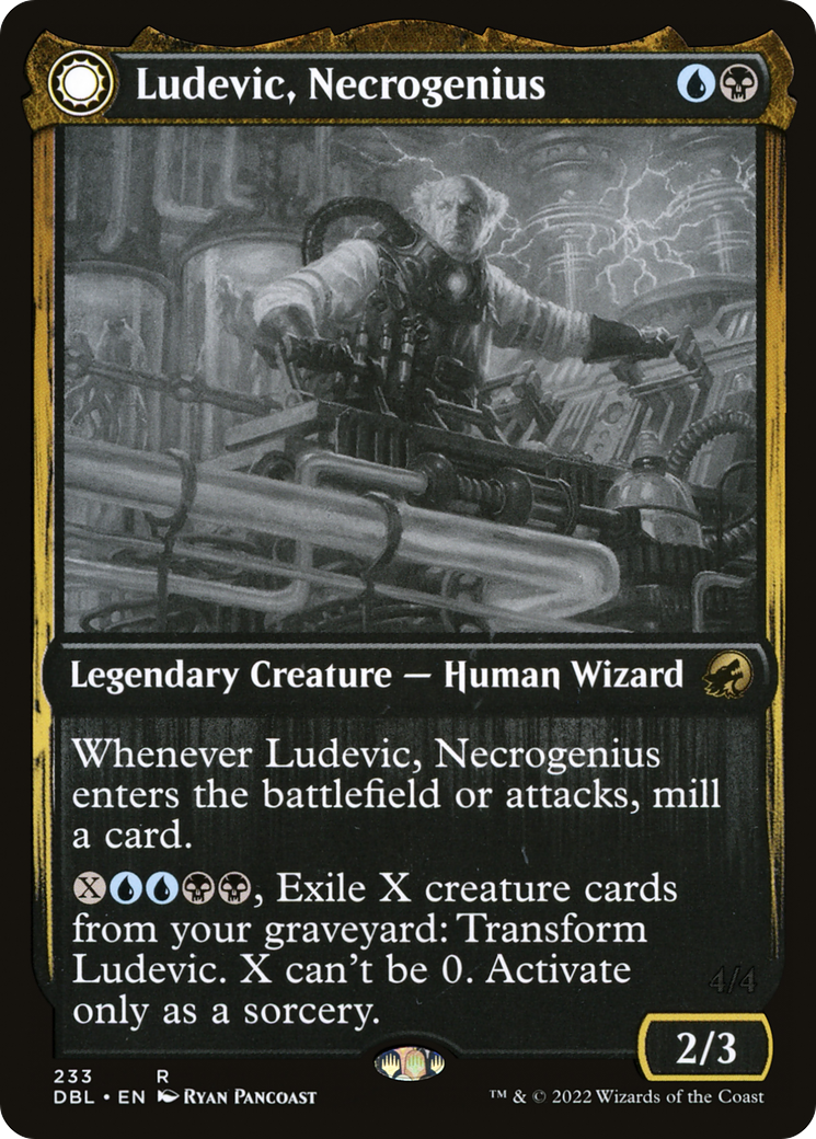 Ludevic, Necrogenius // Olag, Ludevic's Hubris [Innistrad: Double Feature] | Grognard Games
