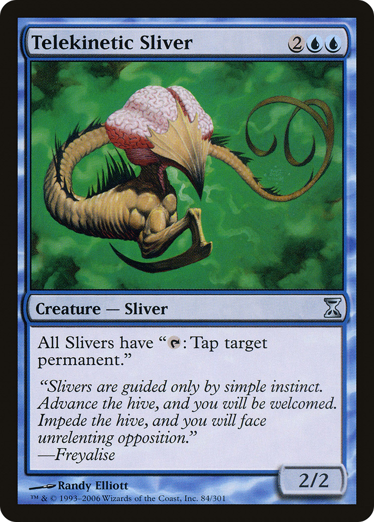 Telekinetic Sliver [Time Spiral] | Grognard Games