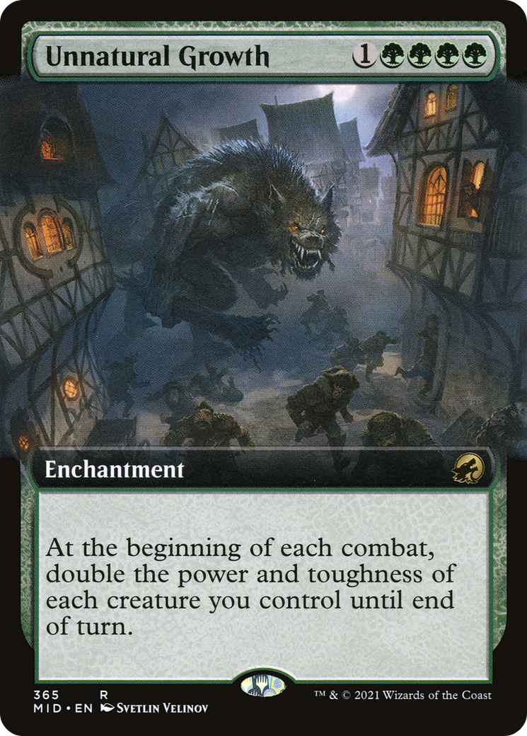 Unnatural Growth (Extended) [Innistrad: Midnight Hunt] | Grognard Games