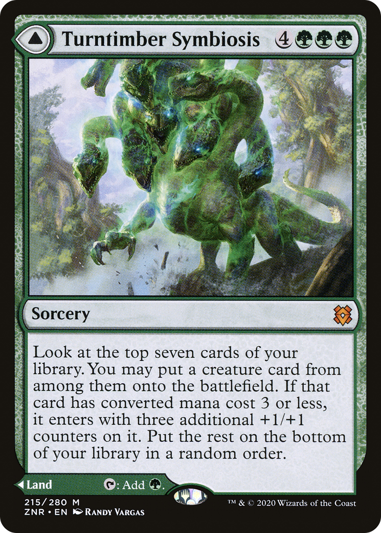 Turntimber Symbiosis // Turntimber, Serpentine Wood [Zendikar Rising] | Grognard Games