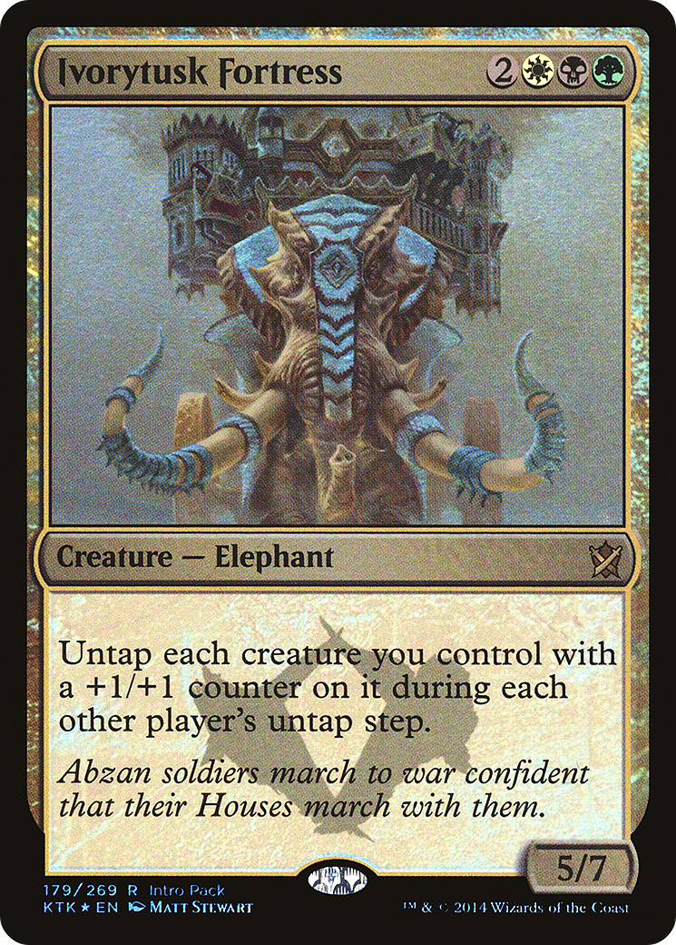 Ivorytusk Fortress (Intro Pack) [Khans of Tarkir Promos] | Grognard Games