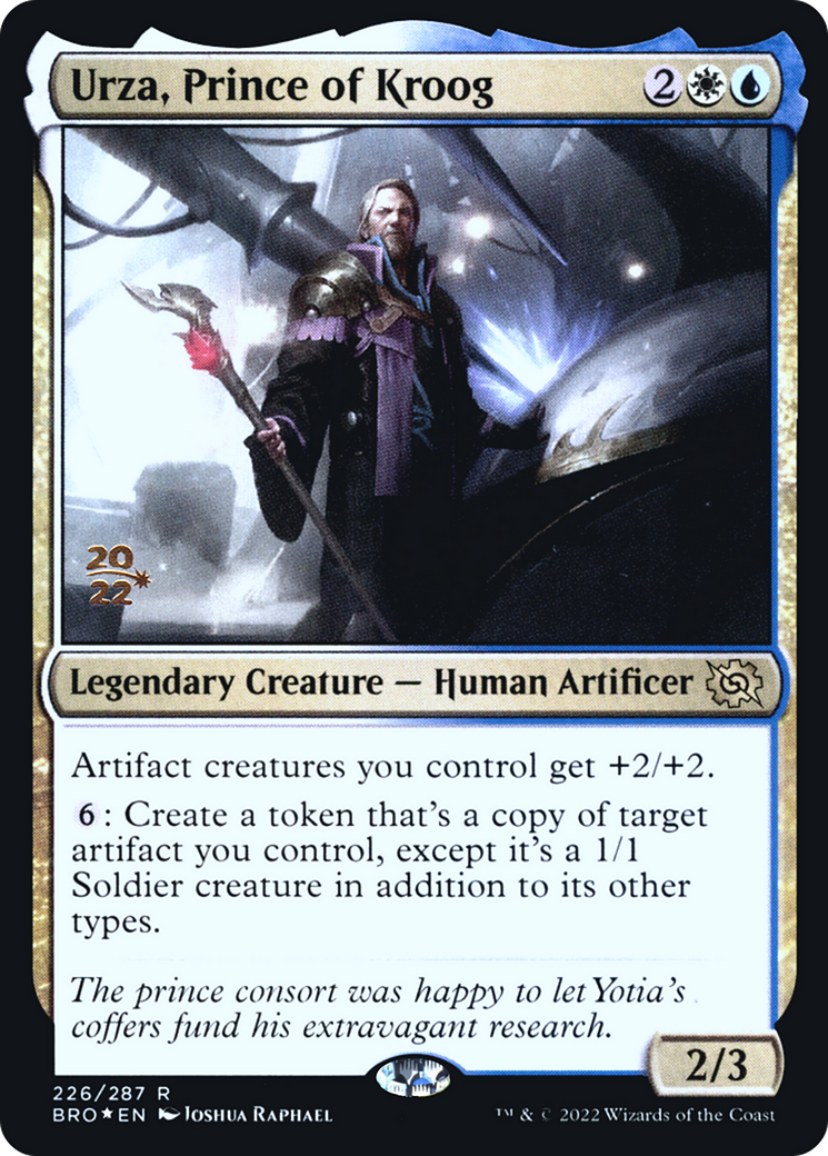 Urza, Prince of Kroog [The Brothers' War: Prerelease Promos] | Grognard Games