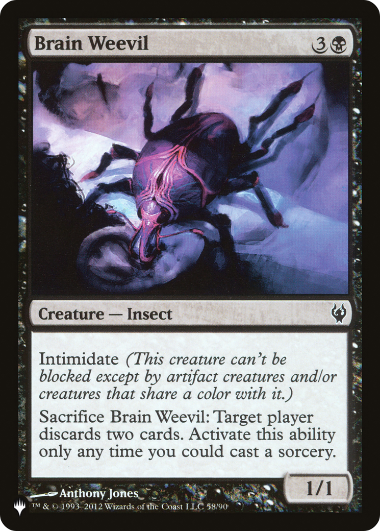 Brain Weevil [The List] | Grognard Games