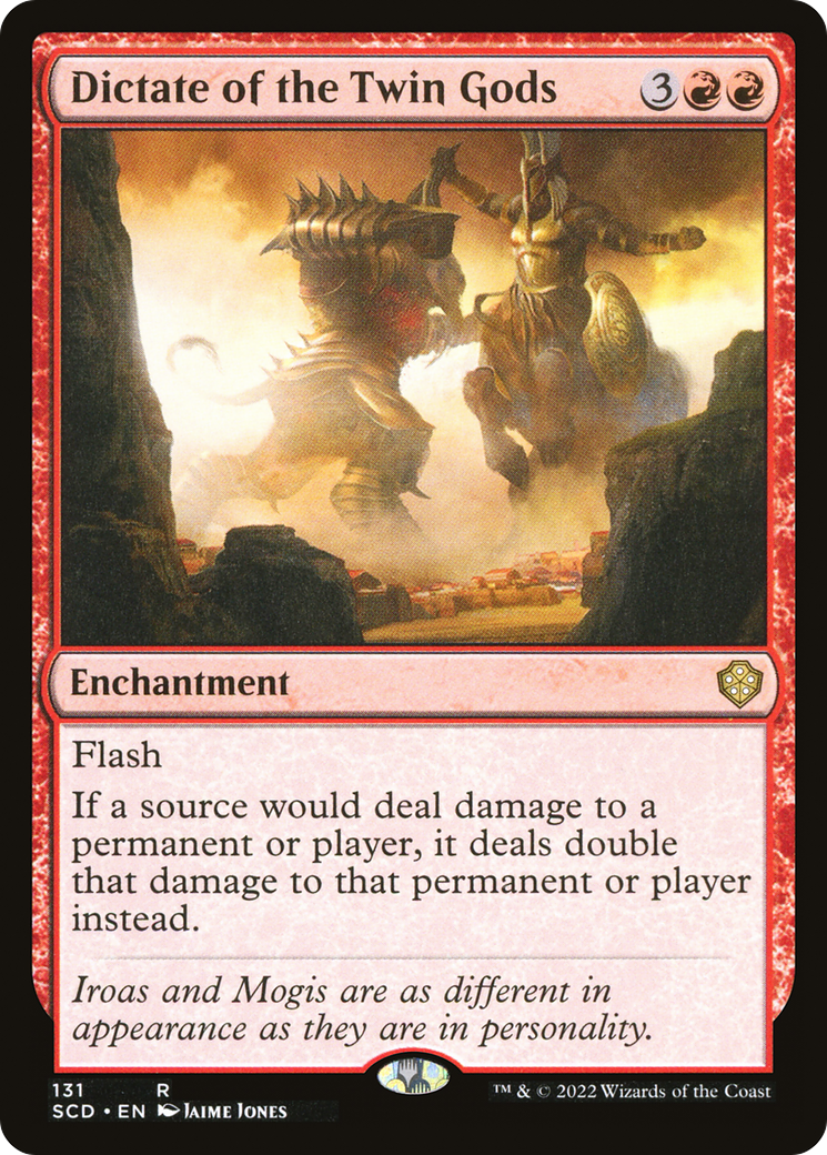 Dictate of the Twin Gods [Starter Commander Decks] | Grognard Games