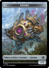 Gnome // Gnome Soldier Double-Sided Token [The Lost Caverns of Ixalan Tokens] | Grognard Games