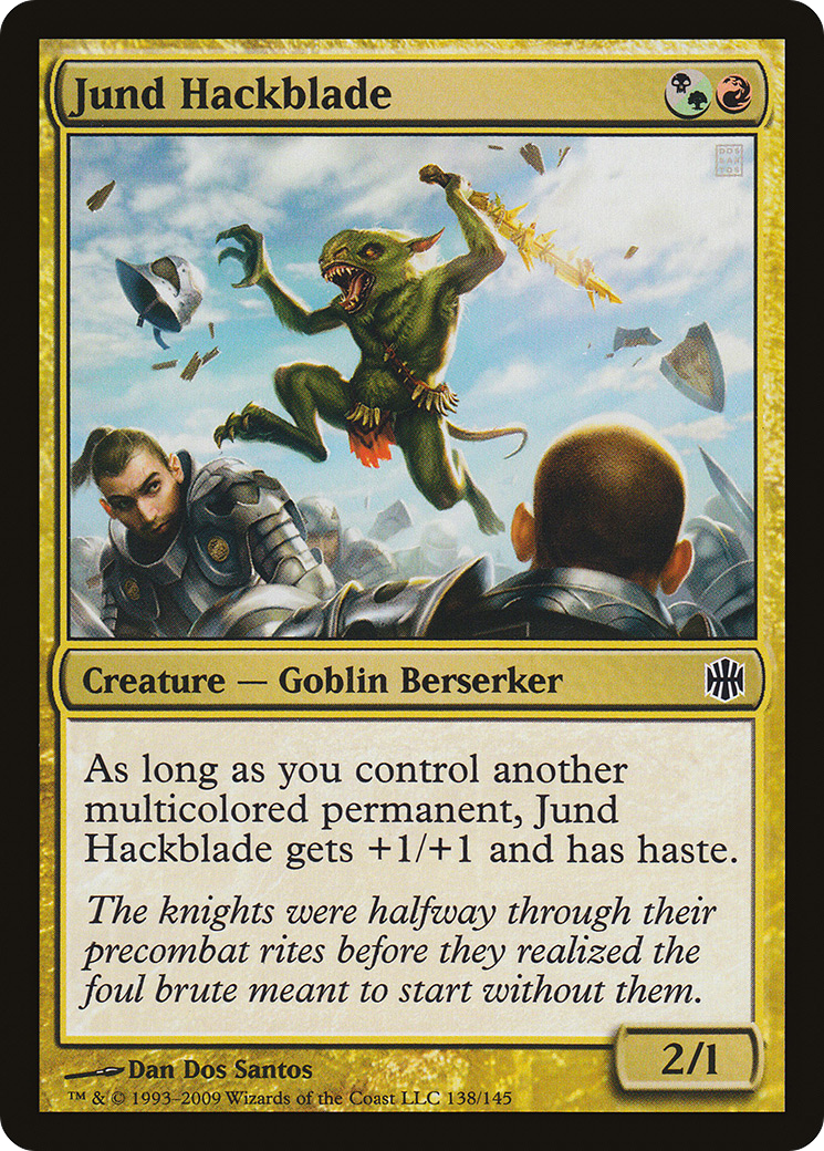 Jund Hackblade [Alara Reborn] | Grognard Games