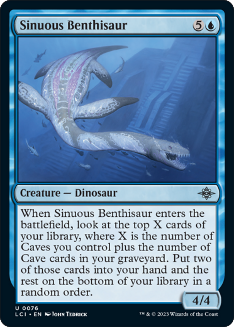 Sinuous Benthisaur [The Lost Caverns of Ixalan] | Grognard Games