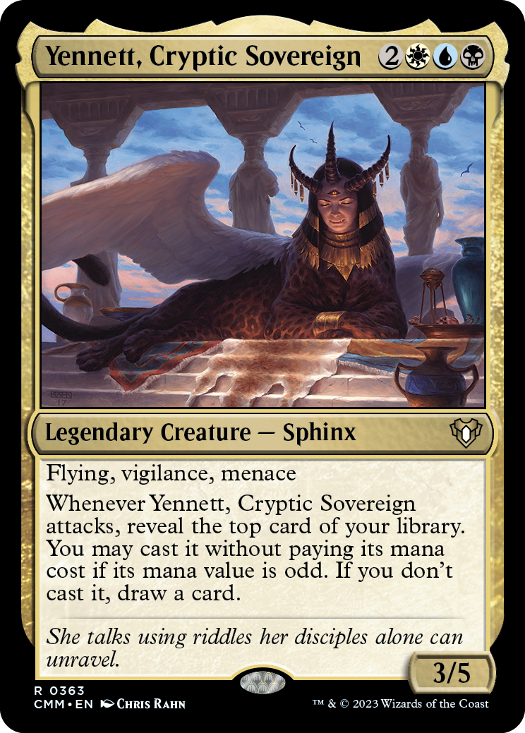 Yennett, Cryptic Sovereign [Commander Masters] | Grognard Games