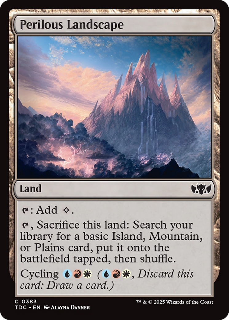 Perilous Landscape [Tarkir: Dragonstorm Commander] | Grognard Games