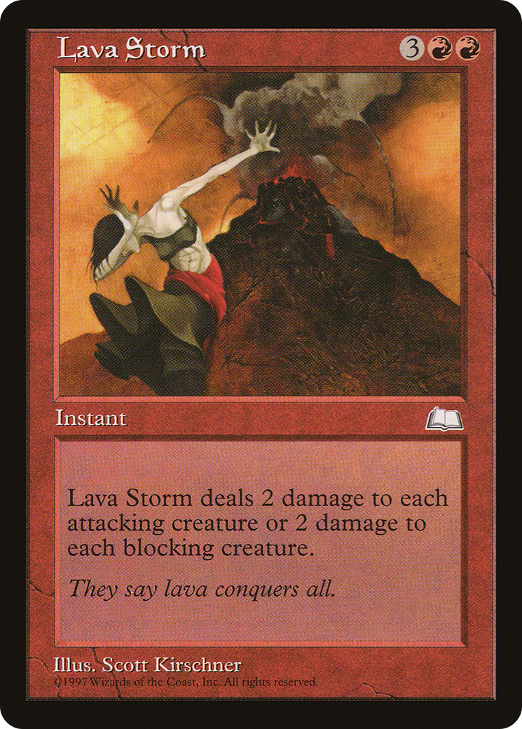 Lava Storm [Weatherlight] | Grognard Games