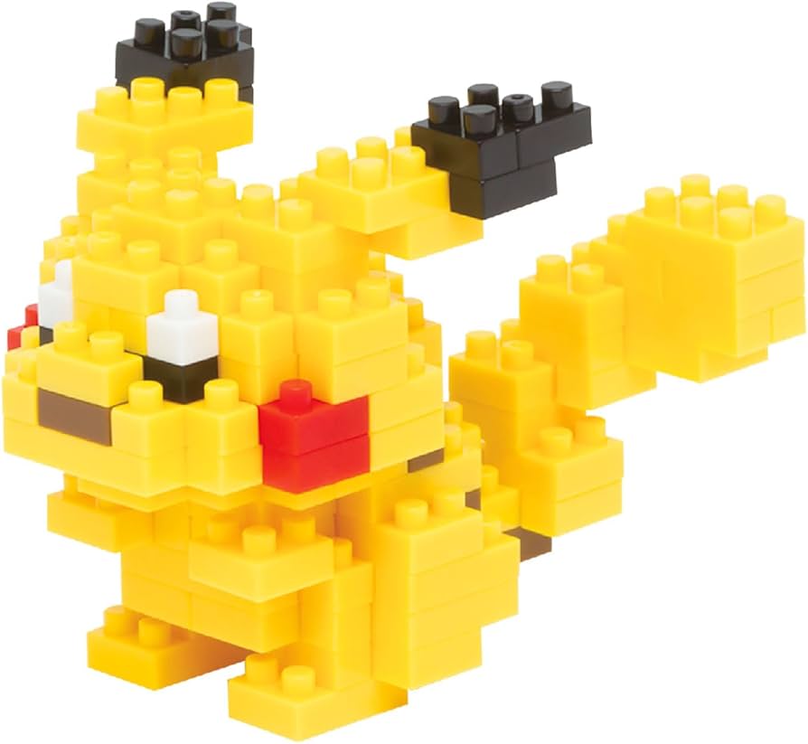 Nanoblock Pokemon Series, Pikachu | Grognard Games