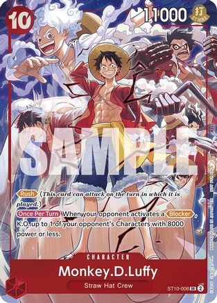 Monkey.D.Luffy (One Piece Day Dallas 2025) (ST10-006) - One Piece Promotion Cards Foil | Grognard Games