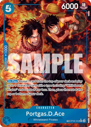 Portgas.D.Ace (TR) (OP08-052) - Royal Blood Foil | Grognard Games