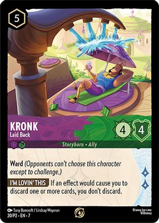 Kronk - Laid Back (20) [Promo Cards] | Grognard Games