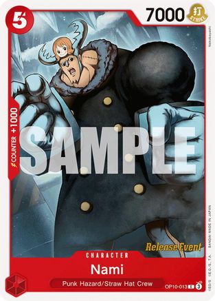Nami (013) (OP10-013) - Royal Blood Release Event Cards | Grognard Games