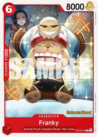 Franky (014) (OP10-014) - Royal Blood Release Event Cards | Grognard Games