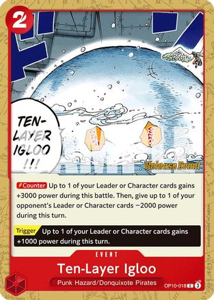 Ten-Layer Igloo (OP10-018) - Royal Blood Release Event Cards | Grognard Games