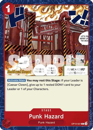 Punk Hazard (OP10-021) - Royal Blood Release Event Cards | Grognard Games