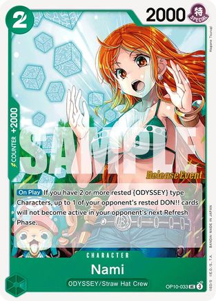 Nami (033) (OP10-033) - Royal Blood Release Event Cards | Grognard Games