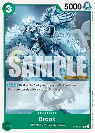 Brook (035) (OP10-035) - Royal Blood Release Event Cards | Grognard Games