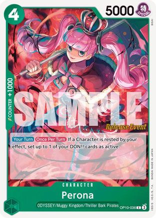 Perona (036) (OP10-036) - Royal Blood Release Event Cards | Grognard Games