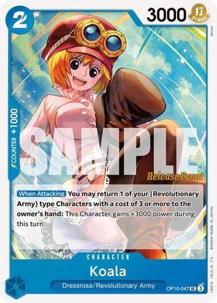Koala (OP10-047) - Royal Blood Release Event Cards | Grognard Games