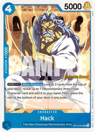 Hack (OP10-051) - Royal Blood Release Event Cards | Grognard Games