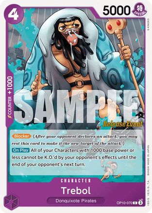 Trebol (OP10-070) - Royal Blood Release Event Cards | Grognard Games