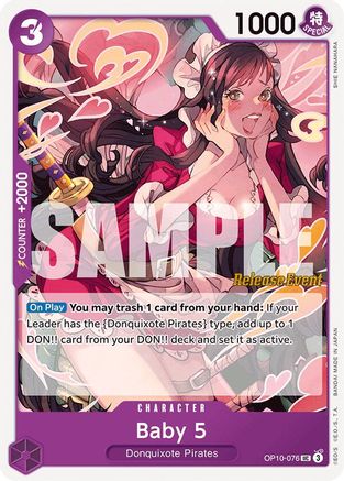 Baby 5 (OP10-076) - Royal Blood Release Event Cards | Grognard Games