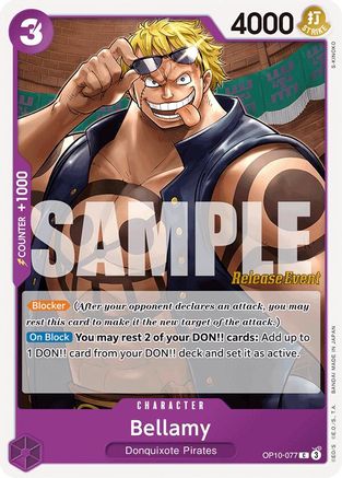 Bellamy (OP10-077) - Royal Blood Release Event Cards | Grognard Games