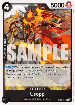 Usopp (081) (OP10-081) - Royal Blood Release Event Cards | Grognard Games