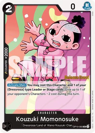 Kouzuki Momonosuke (083) (OP10-083) - Royal Blood Release Event Cards | Grognard Games