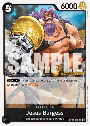 Jesus Burgess (OP10-085) - Royal Blood Release Event Cards | Grognard Games
