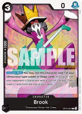 Brook (091) (OP10-091) - Royal Blood Release Event Cards | Grognard Games