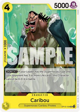 Caribou (OP10-104) - Royal Blood Release Event Cards | Grognard Games