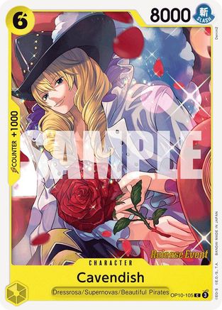 Cavendish (105) (OP10-105) - Royal Blood Release Event Cards | Grognard Games