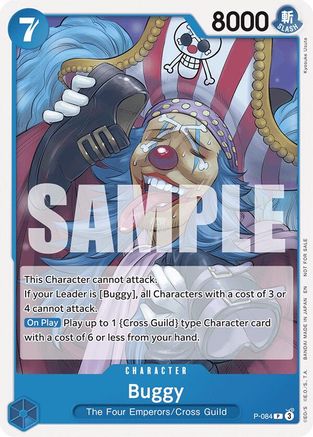Buggy (OP10 Release Event) (P-084) - One Piece Promotion Cards | Grognard Games
