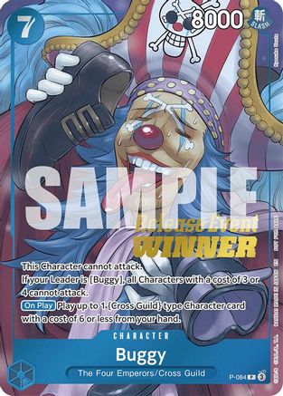 Buggy (OP10 Release Event Winner) (P-084) - One Piece Promotion Cards Foil | Grognard Games
