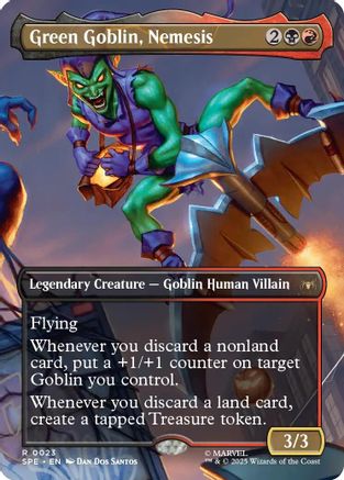 Green Goblin, Nemesis (Borderless) (SPE, MAR-023) - Marvel's Spider-Man: Eternal-Legal | Grognard Games