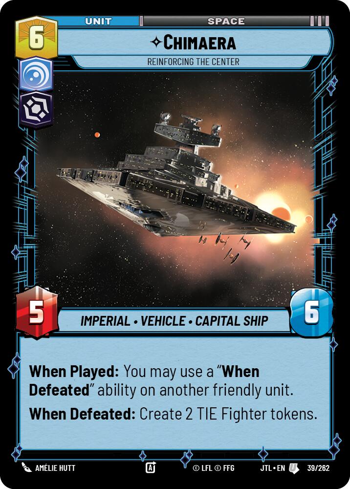 Chimaera - Reinforcing the Center (039/262) (039/262) [Jump to Lightspeed] | Grognard Games