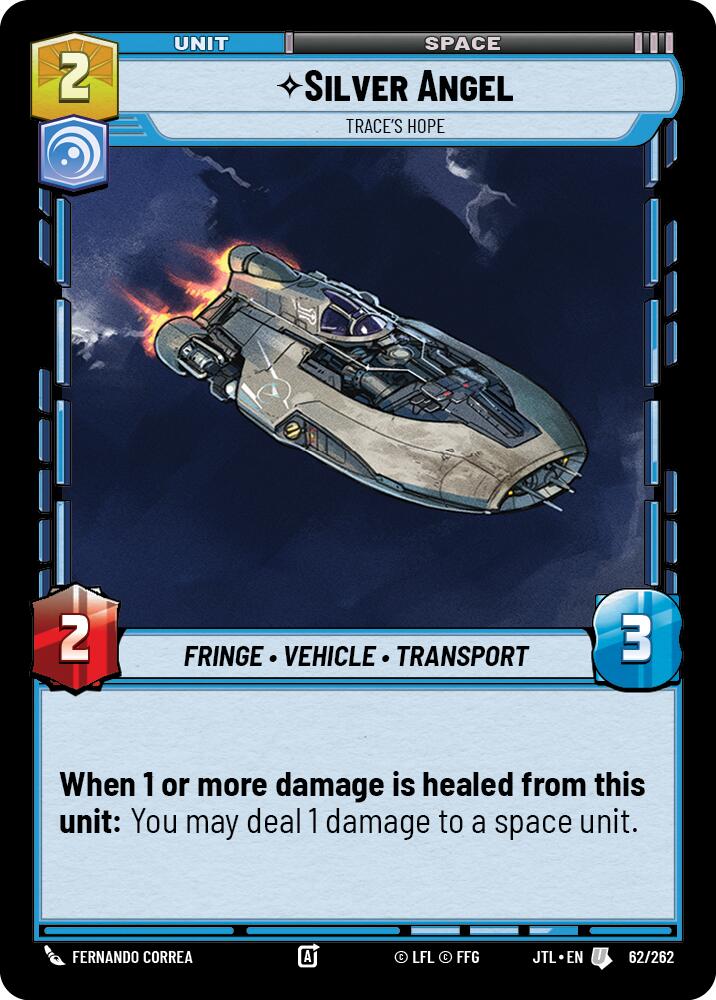 Silver Angel - Trace's Hope (062/262) (062/262) [Jump to Lightspeed] | Grognard Games
