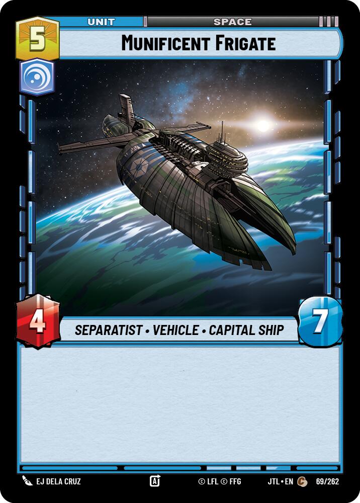 Munificent Frigate (069/262) (069/262) [Jump to Lightspeed] | Grognard Games