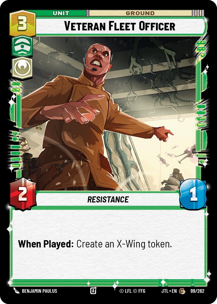 Veteran Fleet Officer (099/262) (099/262) [Jump to Lightspeed] | Grognard Games