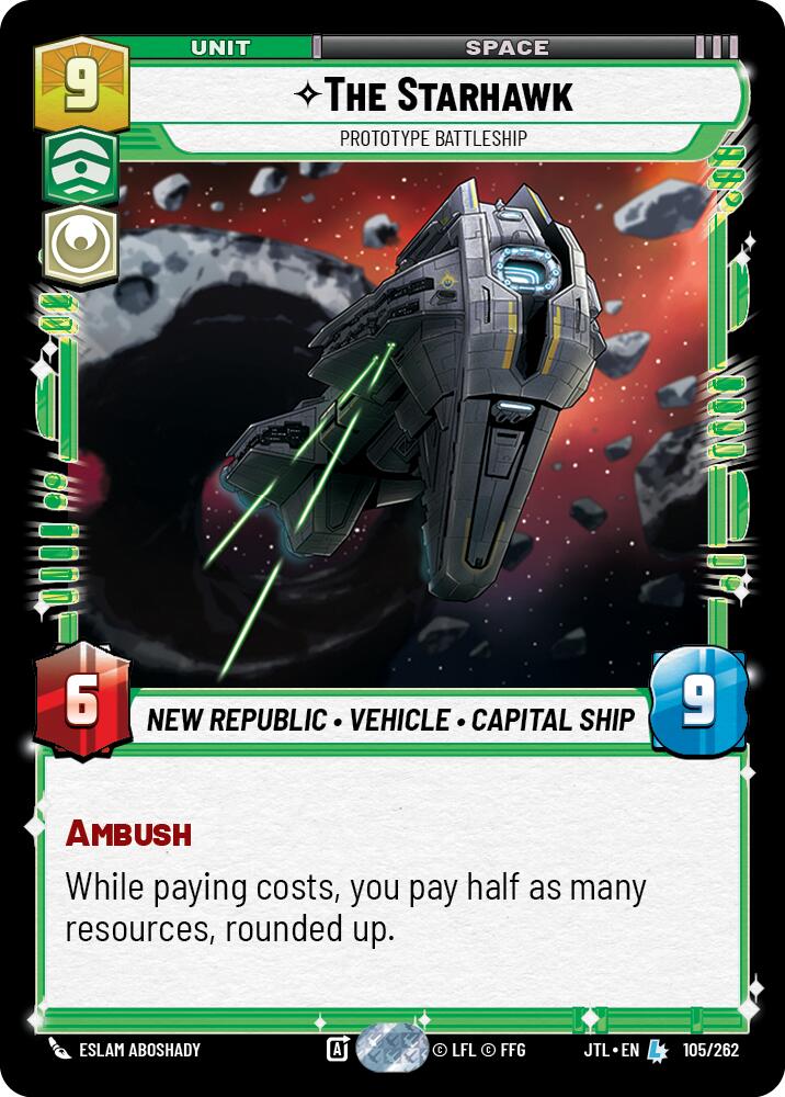 The Starhawk - Prototype Battleship (105/262) (105/262) [Jump to Lightspeed] | Grognard Games